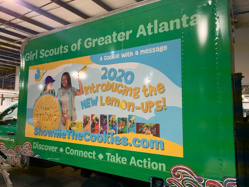 "Girl Souts of Greater Atlanta" Truck