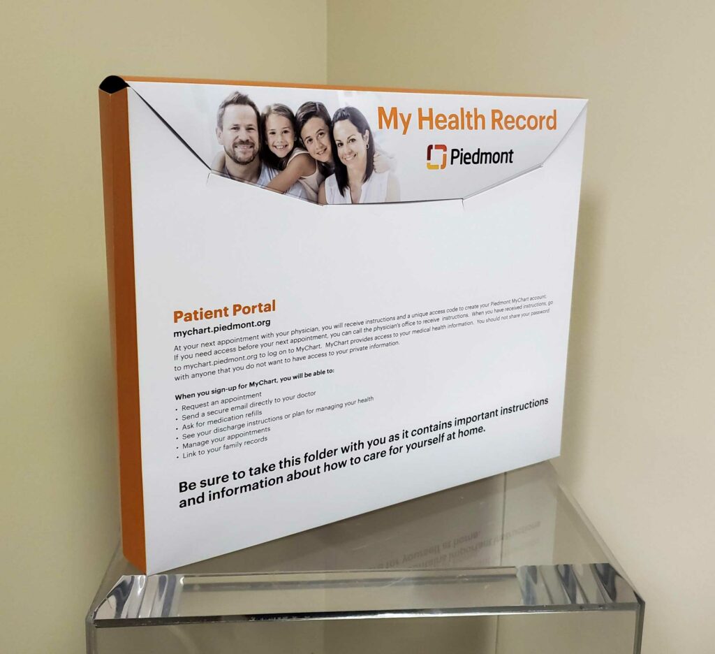 "My Health Record" sign
