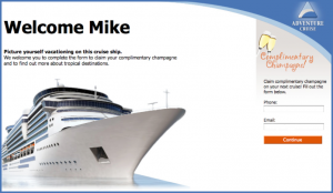 "Welcome Mike" website