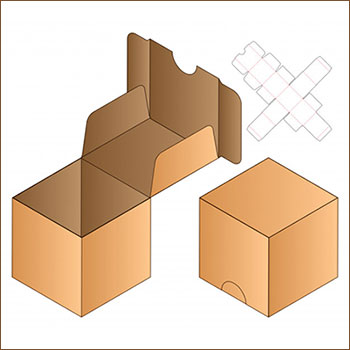 Square box dielines