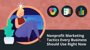 "Nonprofit Marketing Tactics" illustration