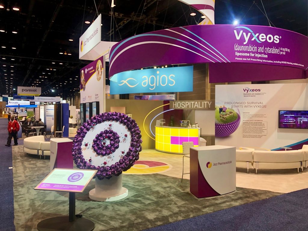 "Vyxeos" trade show booth