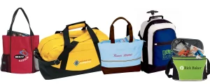 Promotional bags with logos