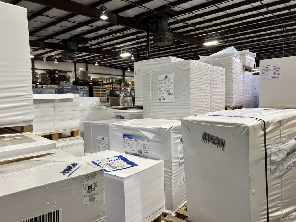 Offset paper 2 paper stack