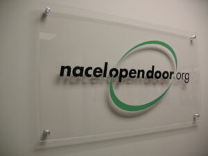 acrylic sign