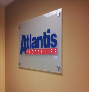 acrylic sign