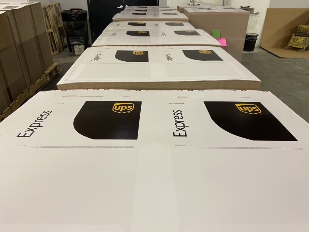 Express UPS UPS off the offset press