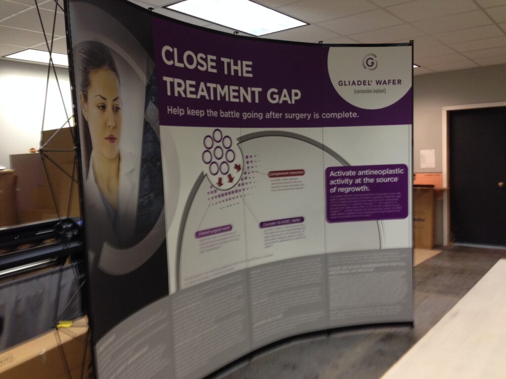 Pop up trade show display